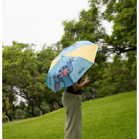 Paraguas Plegable Stitch "Just Smile"