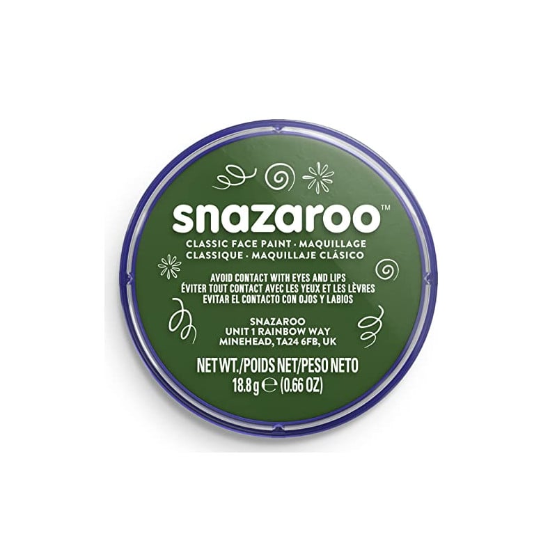 Snazaroo Maquillaje Clásico Verde Oscuro