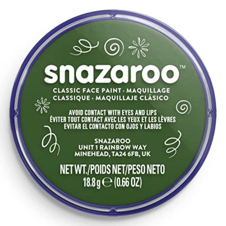 Snazaroo Maquillaje Clásico Verde Oscuro