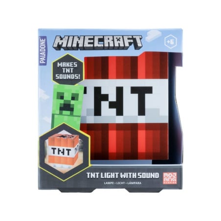 Lámpara TNT Minecraft Con Luz Y Sonido Lámpara TNT Minecraft Con Luz Y Sonido