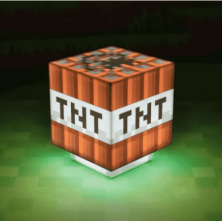 Lámpara TNT Minecraft Con Luz Y Sonido Lámpara TNT Minecraft Con Luz Y Sonido