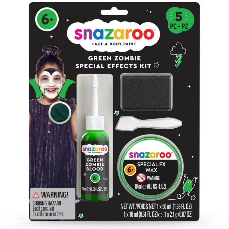 Snazaroo Kit FX Sangre Verde Zombie