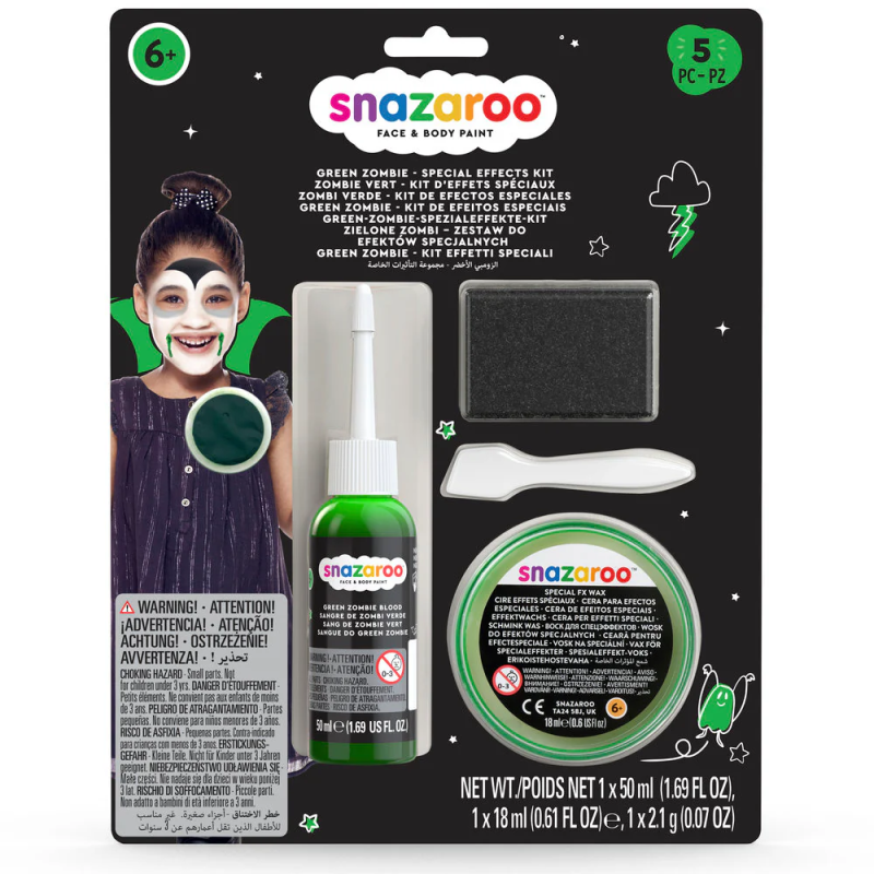 Snazaroo Kit FX Sangre Verde Zombie