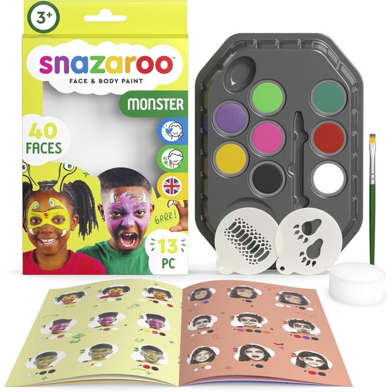 Snazaroo Pack Paleta Monster