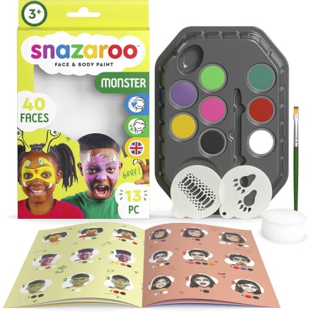 Snazaroo Pack Paleta Monster