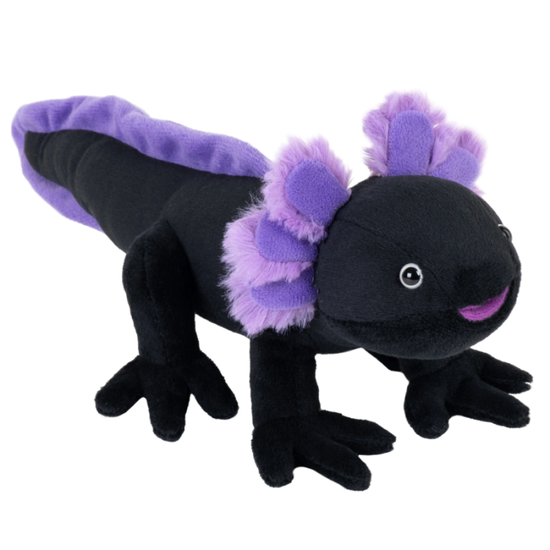 Mini Axolote Negro De Wild Republic