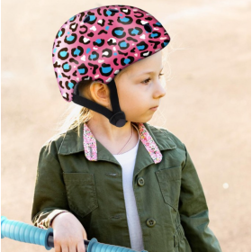 Casco Leopardo Infantil De Bicicleta 2