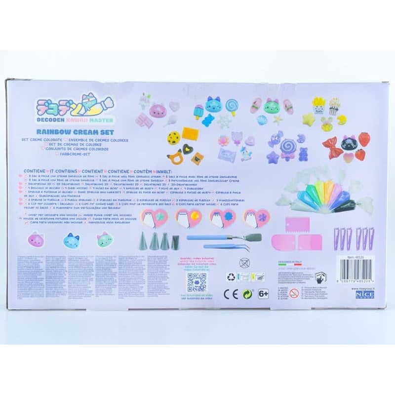 Set Decoración Decoden Rainbow Cream Set