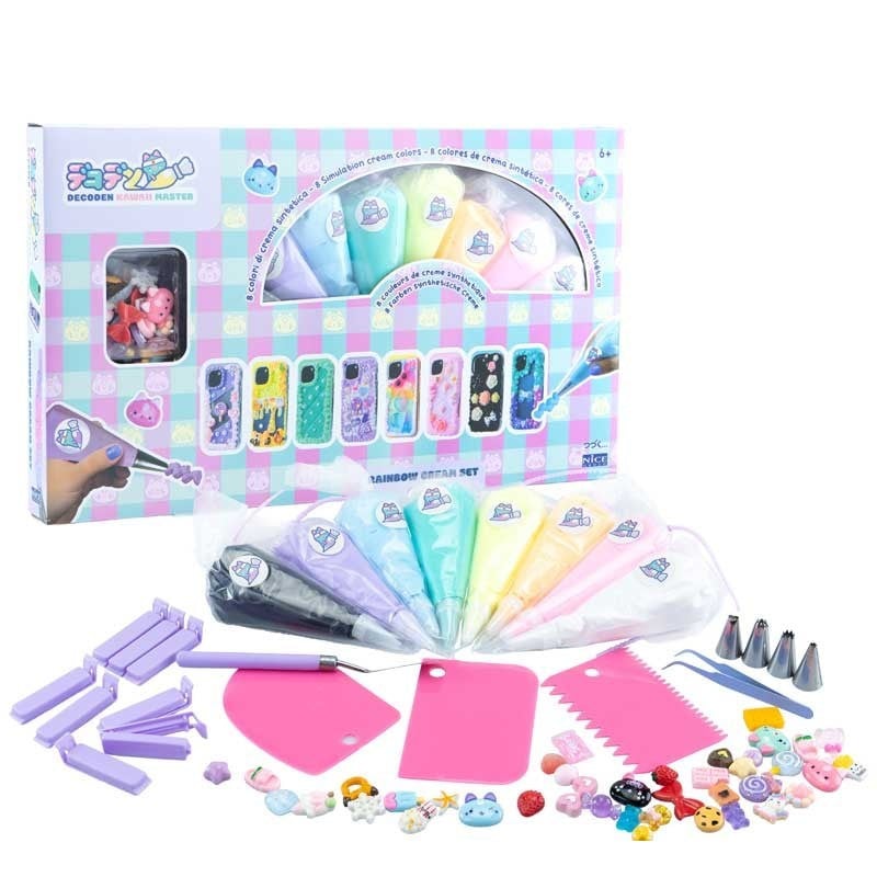 Set Decoración Decoden Rainbow Cream Set