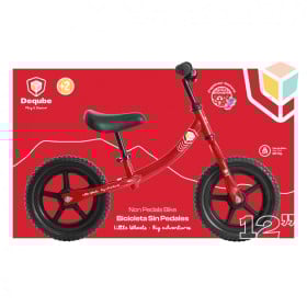 Deqube Bicicleta Sin Pedales Roja 2