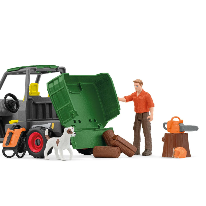 Schleich Granjero Con Vehículo