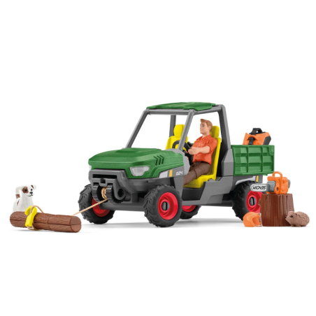 Schleich Granjero Con Vehículo