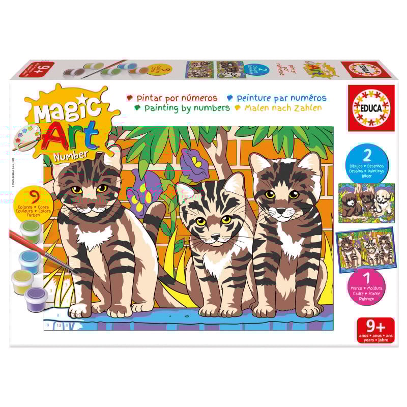 Magic Art Number +9 Gatos y Perros