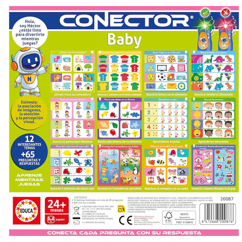 Conector Baby Educa Multilingüe