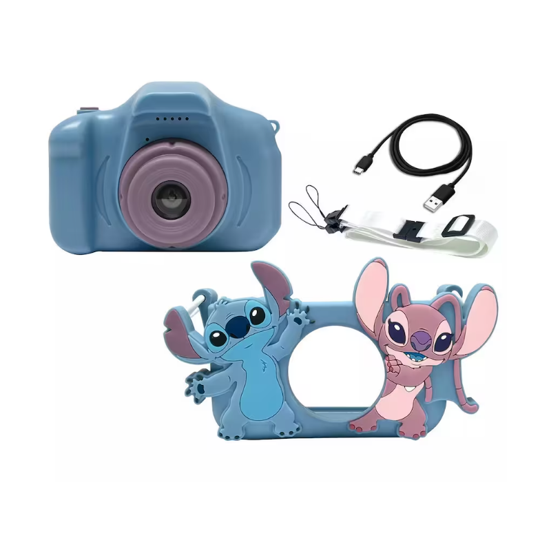 Cámara Infantil Con Protección De Stitch