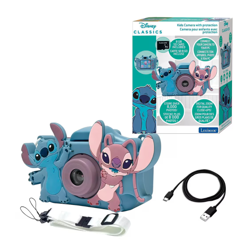 Cámara Infantil Con Protección De Stitch