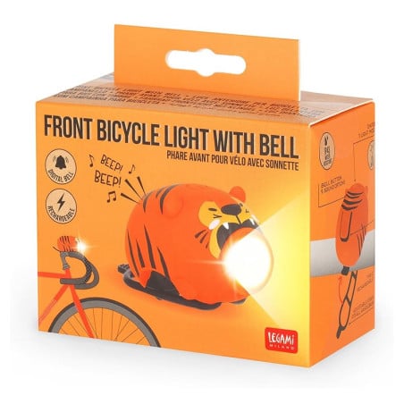 Luz Frontal Bicicleta Recargable Tigre Legami