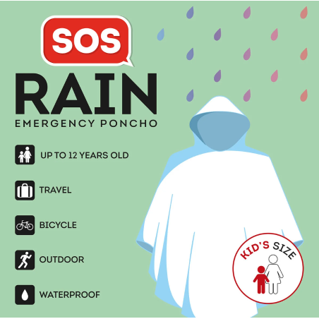 Poncho Impermeable Infantil Legami