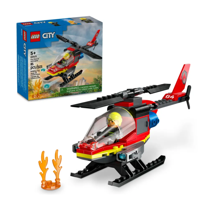 LEGO City Helicóptero De Rescate De Bomberos De LEGO