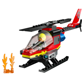LEGO City Helicóptero De Rescate De Bomberos De LEGO 2