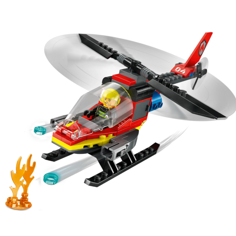 LEGO City Helicóptero De Rescate De Bomberos