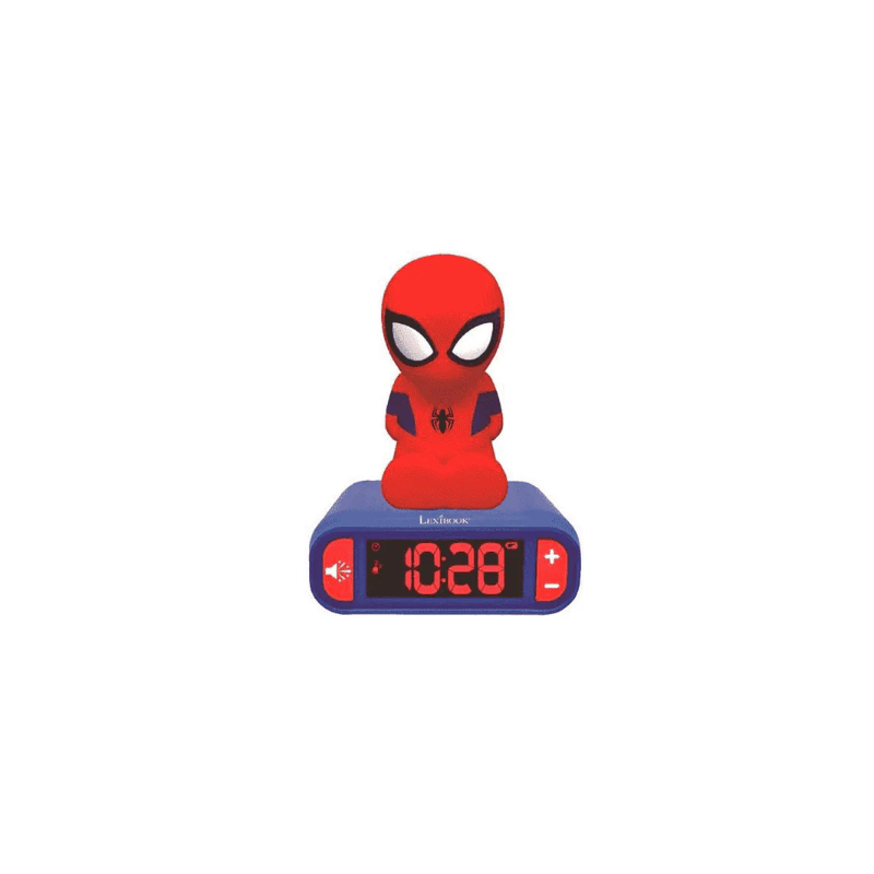 Despertador Digital 3D Con Luz Y Efectos Sonoros De Spider-Man