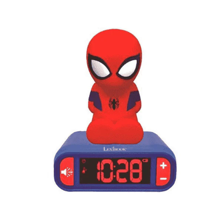 Despertador Digital 3D Con Luz Y Efectos Sonoros De Spider-Man