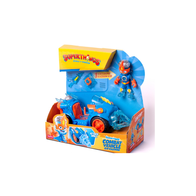 Superthings Vehículo Combate Kid Kazoom Surtido