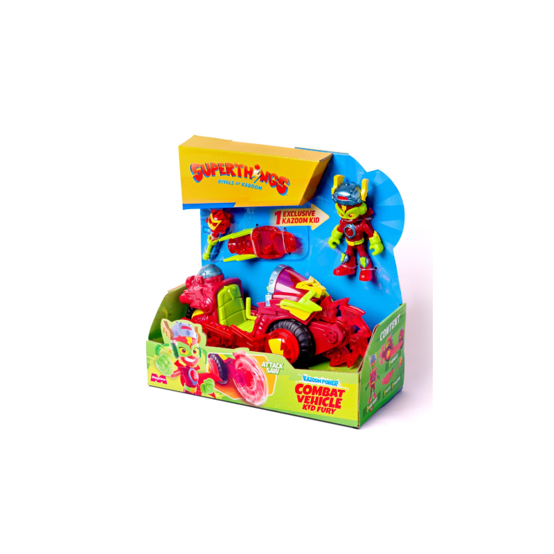 Superthings Vehículo Combate Kid Kazoom Surtido