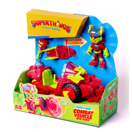 Superthings Vehículo Combate Kid Kazoom Surtido