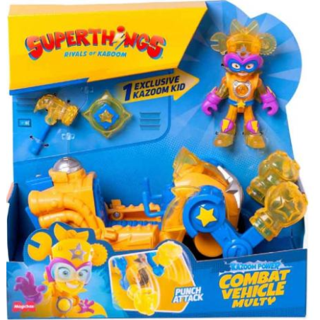 Superthings Vehículo Combate Kid Kazoom Surtido