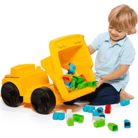 Camión Volquete Con Bloques Molto