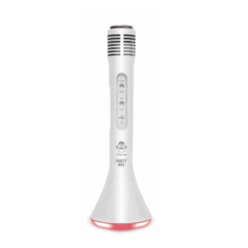 Micrófono Karaoke 2 en 1 Blanco