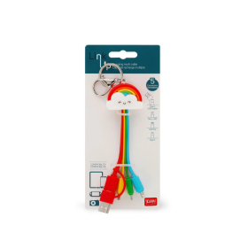 Cable de Carga Múltiple Arcoiris Legami