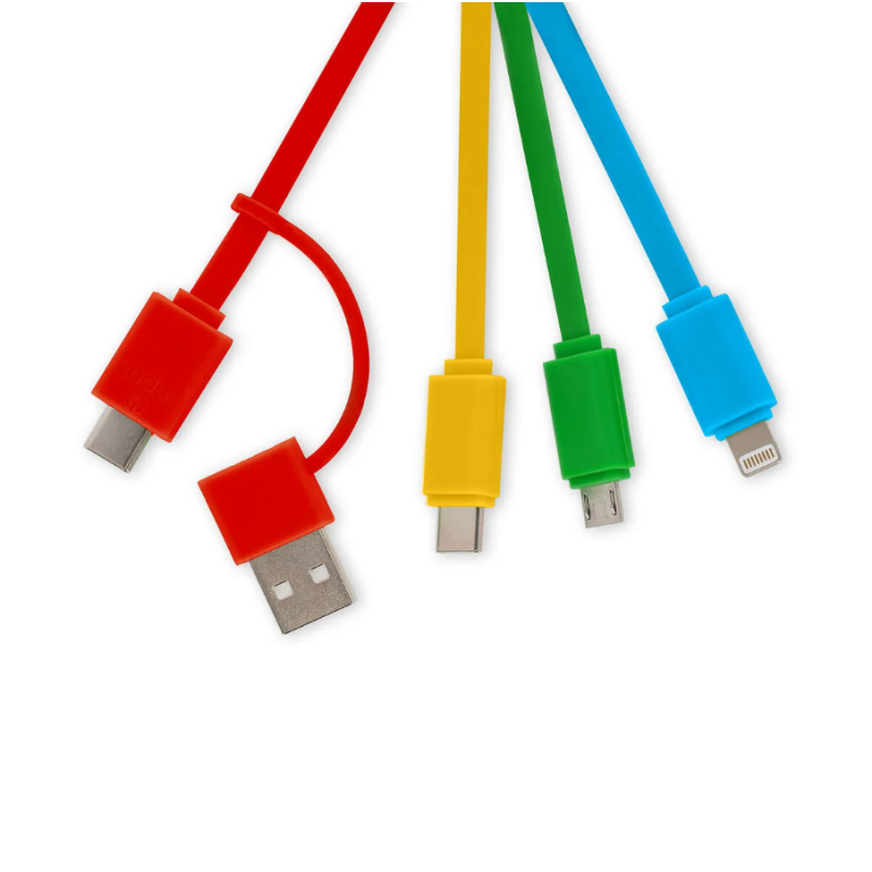 Cable de Carga Múltiple Arcoiris Legami