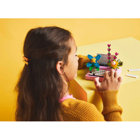 LEGO Creator Máquina De Escribir Con Flores