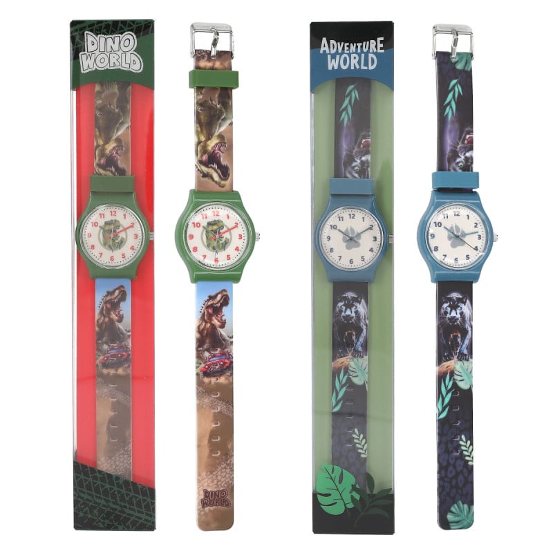 Reloj De Pulsera Dino World Surtido