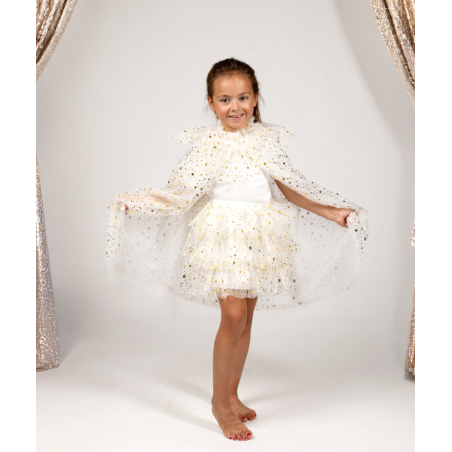 Set De Tutú Y Capa Blanco