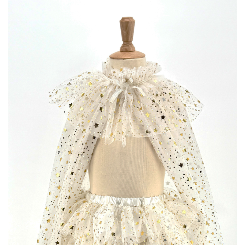 Set De Tutú Y Capa Blanco