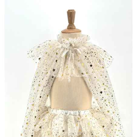 Set De Tutú Y Capa Blanco