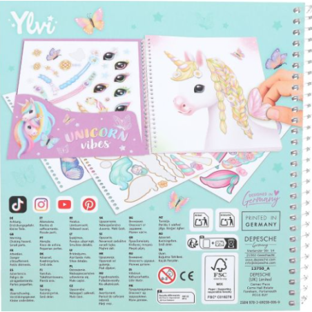 Ylvi Create Your Special Unicornio Dress Me Up