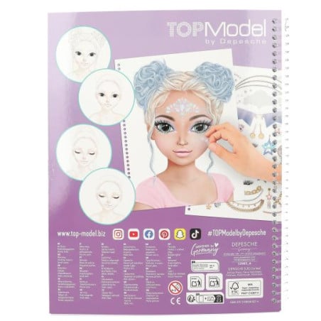 TopModel Make Up Cuaderno Para Colorear