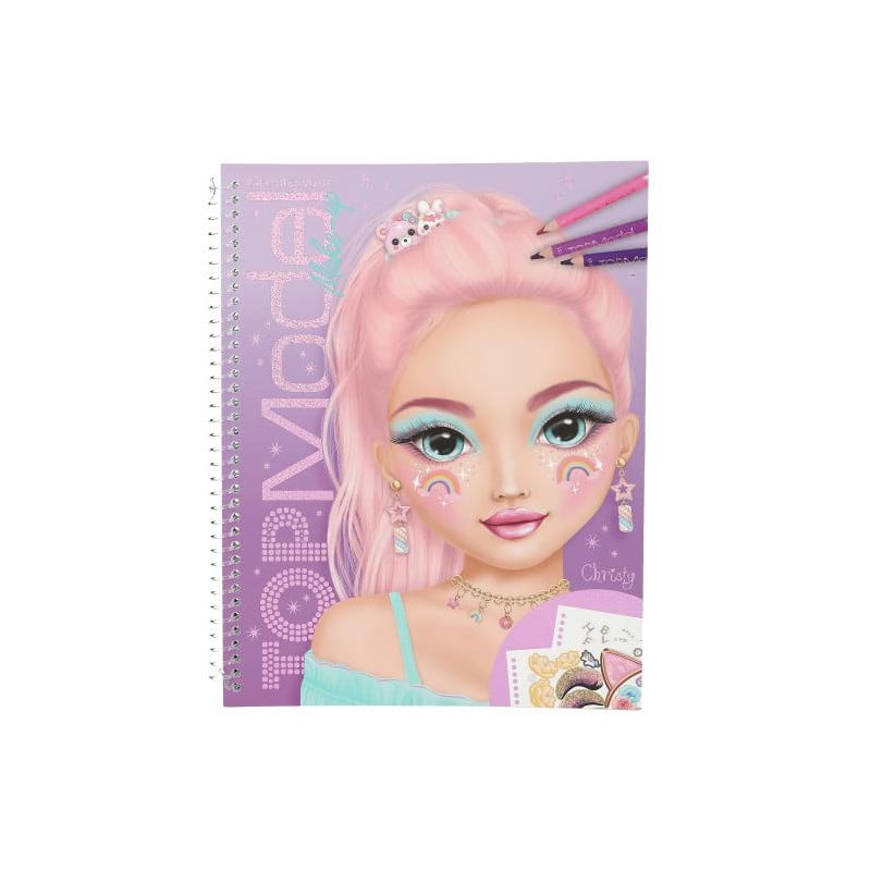 TopModel Make Up Cuaderno Para Colorear