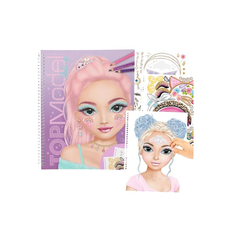 TopModel Make Up Cuaderno Para Colorear