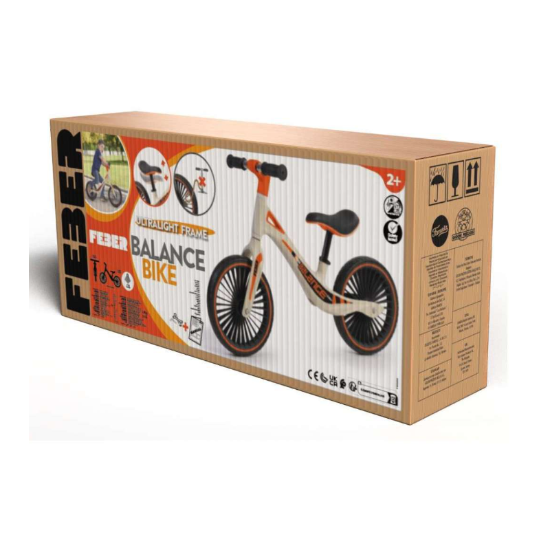 Bicicleta Sin Pedales Feber Balance Bike Blanca