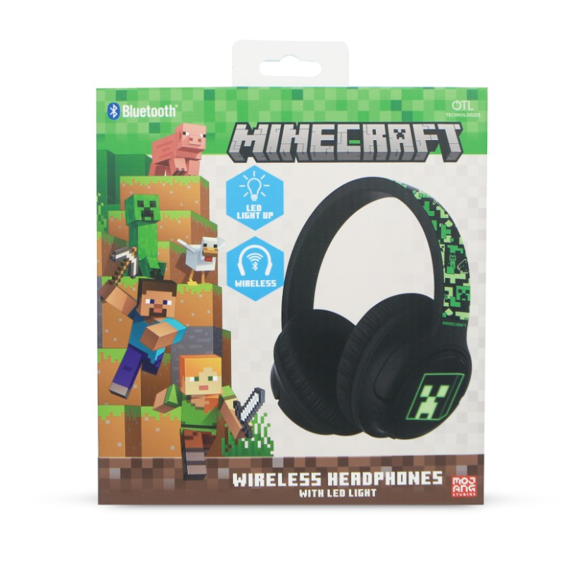Auriculares Minecraft Creeper Bluetooth De Representaciones Sanjurjo