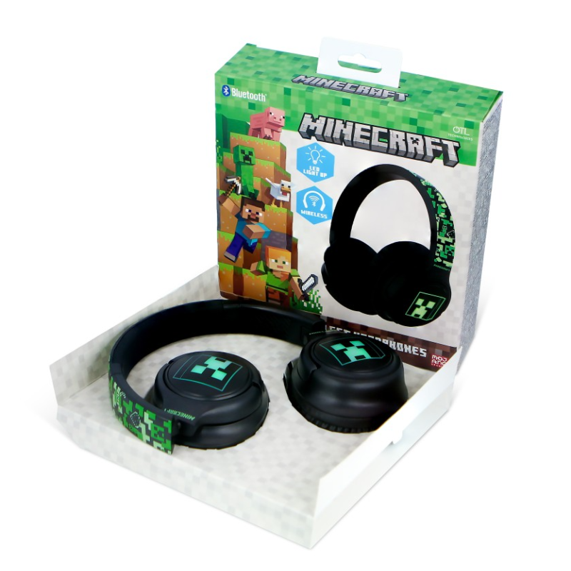 Auriculares Minecraft Creeper Bluetooth
