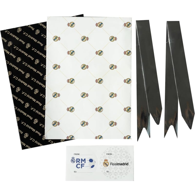 Set Papel Regalo Real Madrid