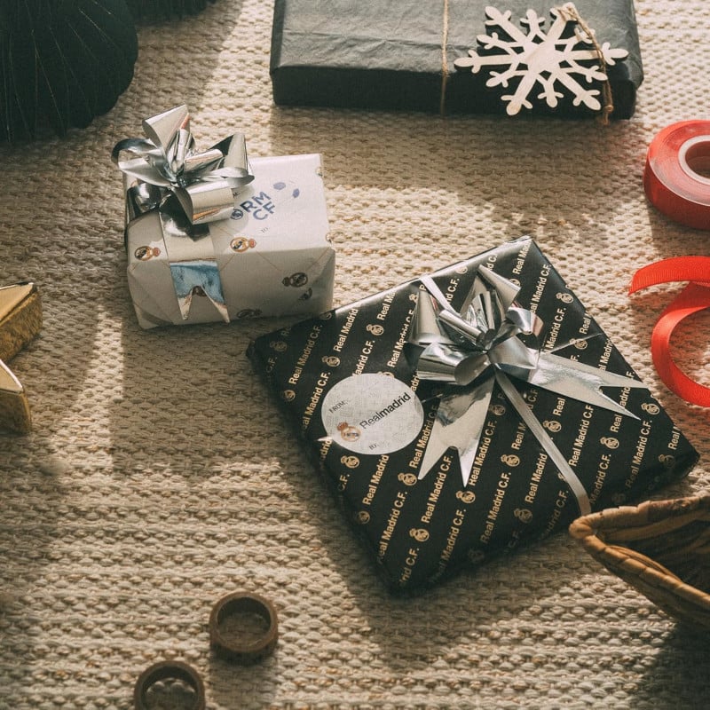 Set Papel Regalo Real Madrid