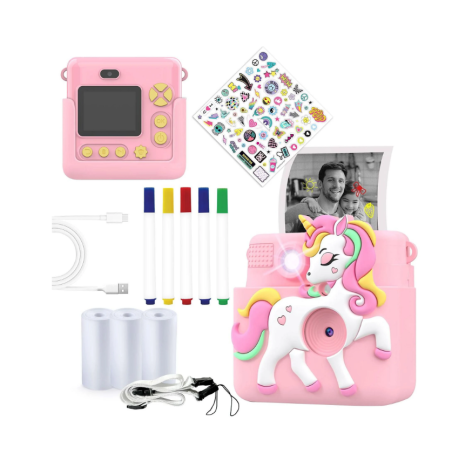 Cámara Instantánea Unicornio Rosa